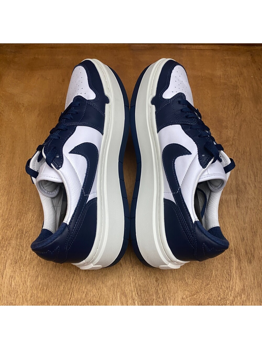 Nike Air Jordan 1 Elevate Low Shoes Womens 11.5 Navy White Sneakers DH7004-141 - Picture 5 of 15